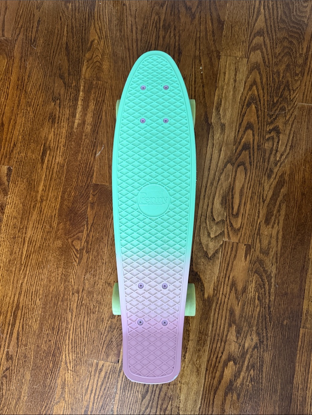 Penny Style Mint to Pink Ombre Cruiser Skateboard